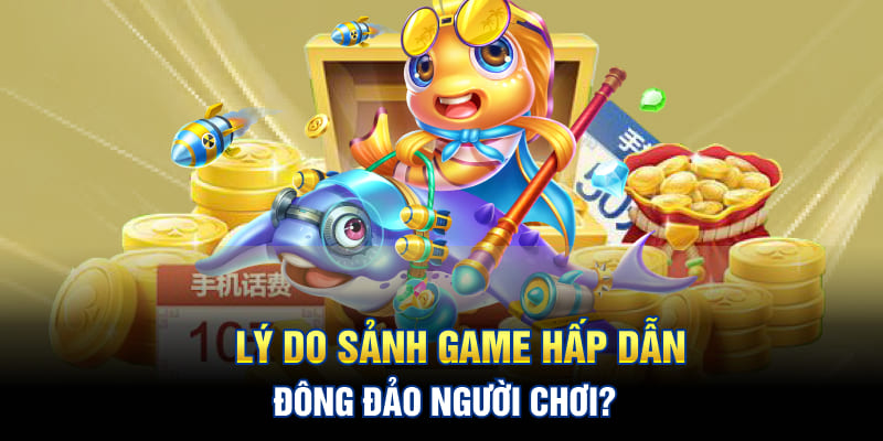 Lý do sảnh game hấp dẫn đông đảo người chơi?